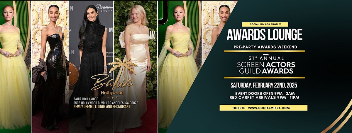 2025 Awards Lounge host Pre-SAG Awards Red Carpet and Celebration