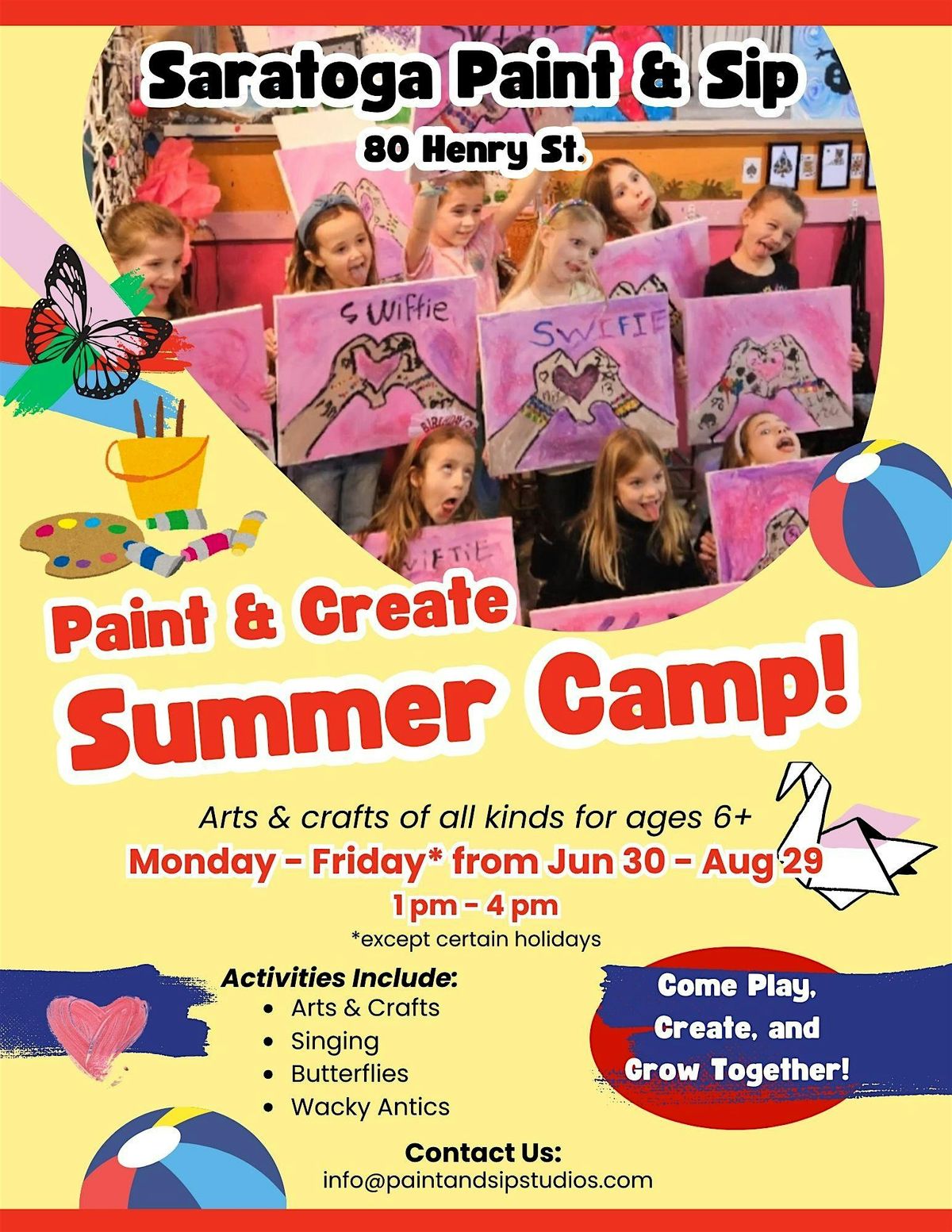Paint & Create Summer Camp Week 9