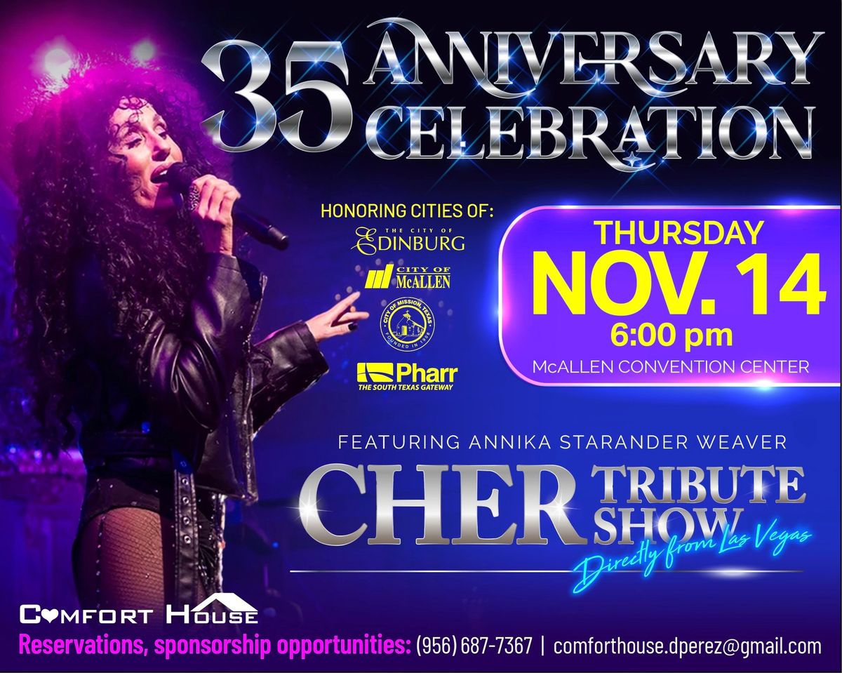 35th Anniversary Celebration with Cher Tribute Band