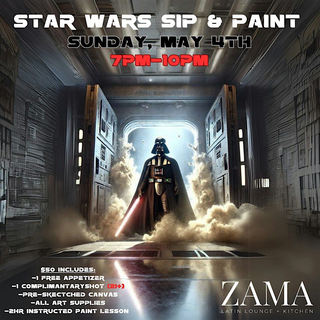 Star Wars Sip & Paint