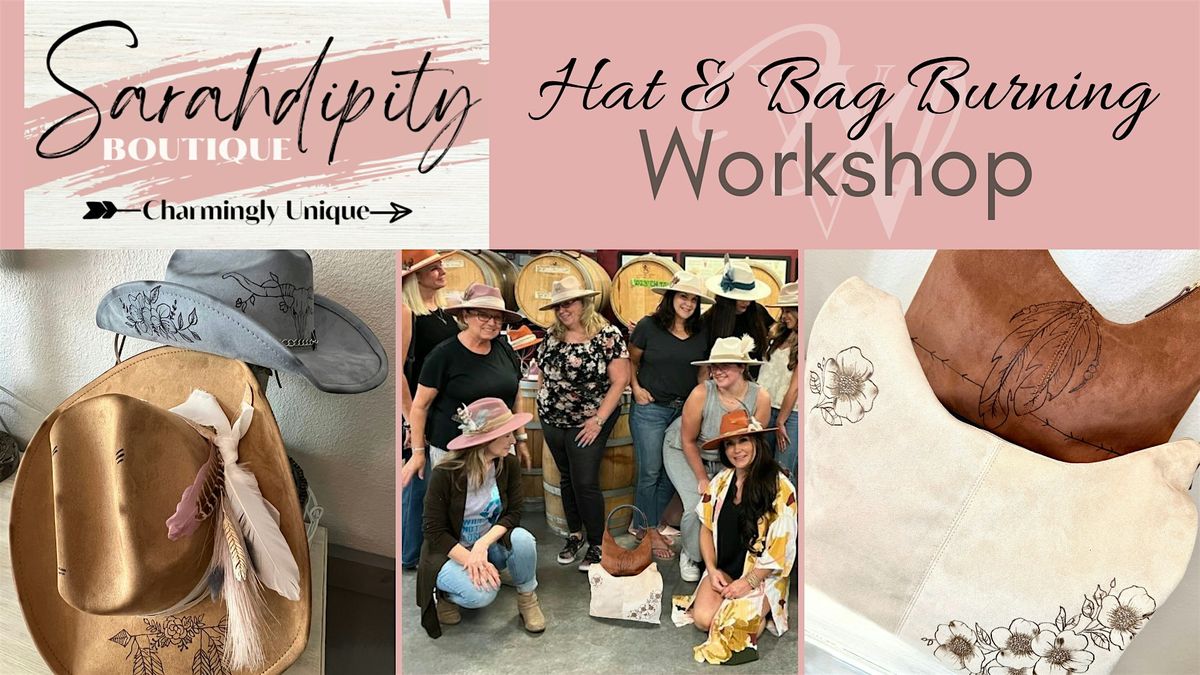 Ladies Hat & Bag Bar: Design Burning Workshop