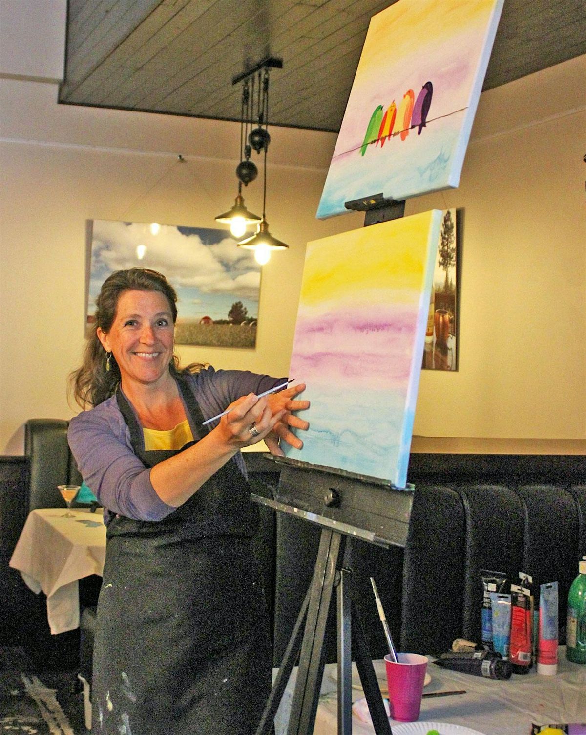 Sip n\u2019 Paint Spa Event