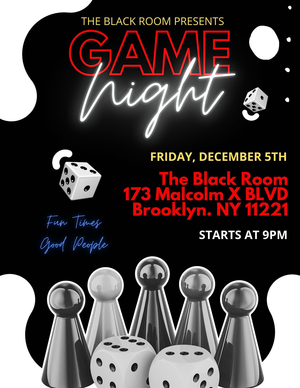 The Black Room Presents: Game Night