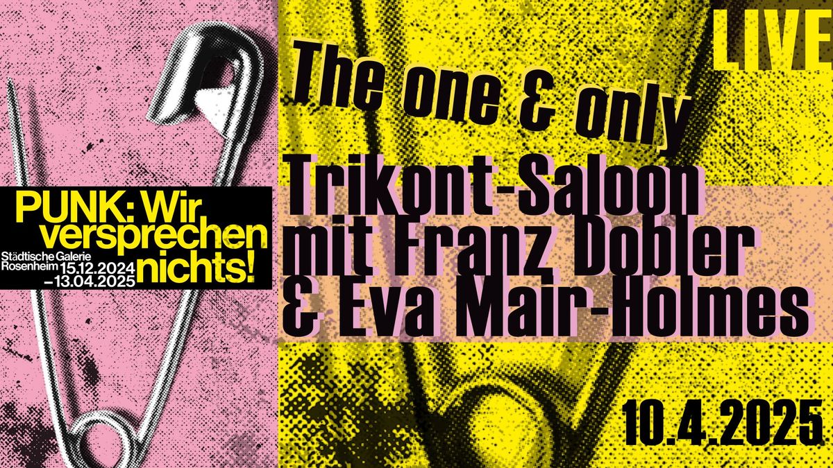 The one & only Trikont-Saloon: mit Franz Dobler & Eva Mair-Holmes - live!