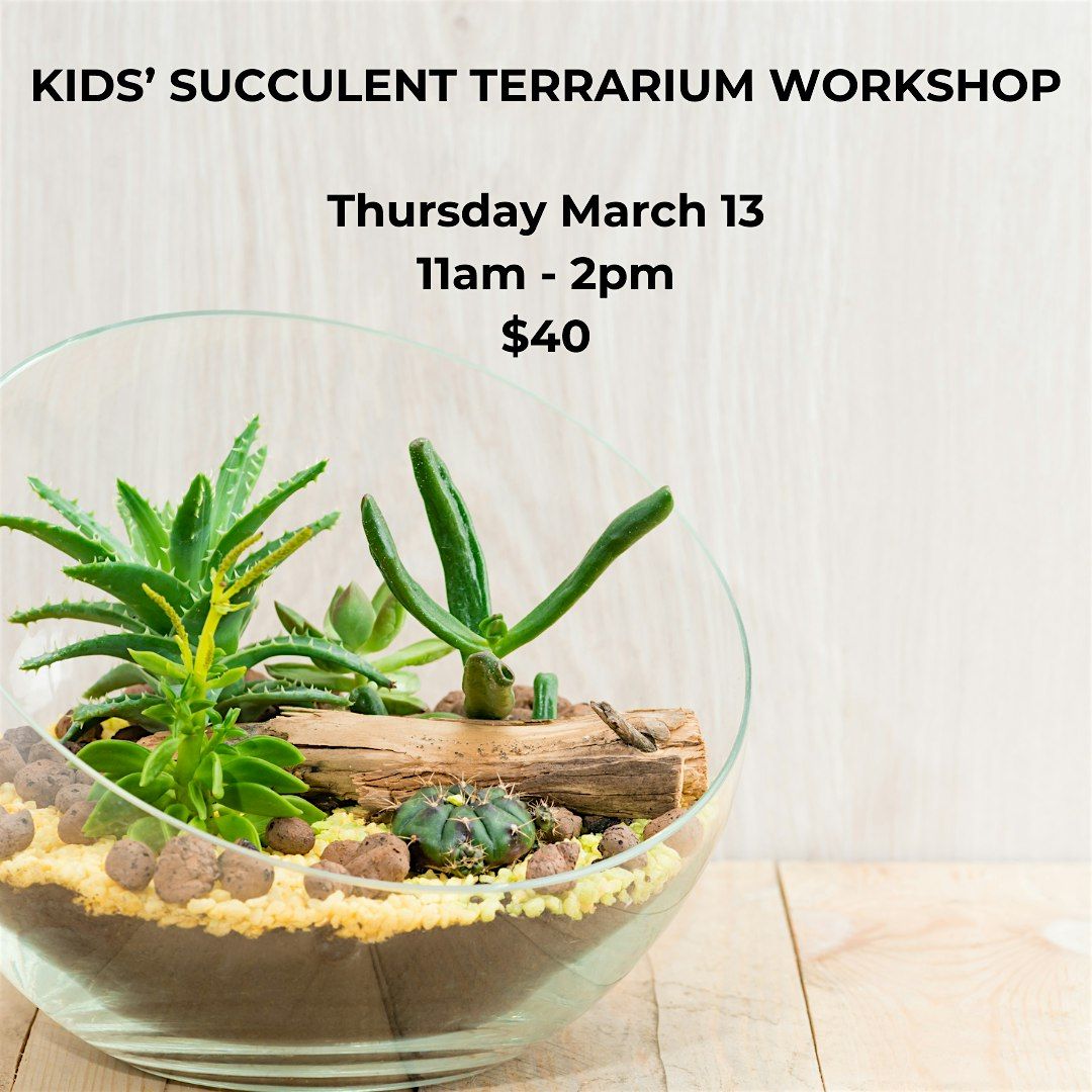 March Break Kids' Terrarium Workshop