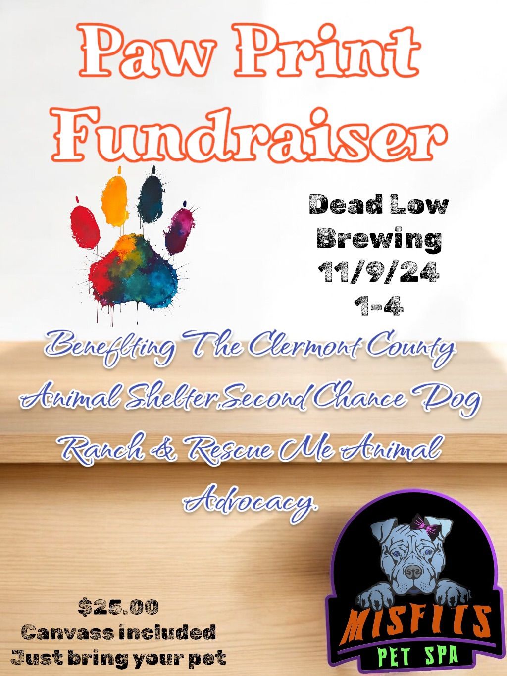 Paw Print Fundraiser 