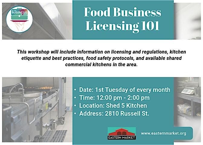 Food Business Licensing 101 (December Session)