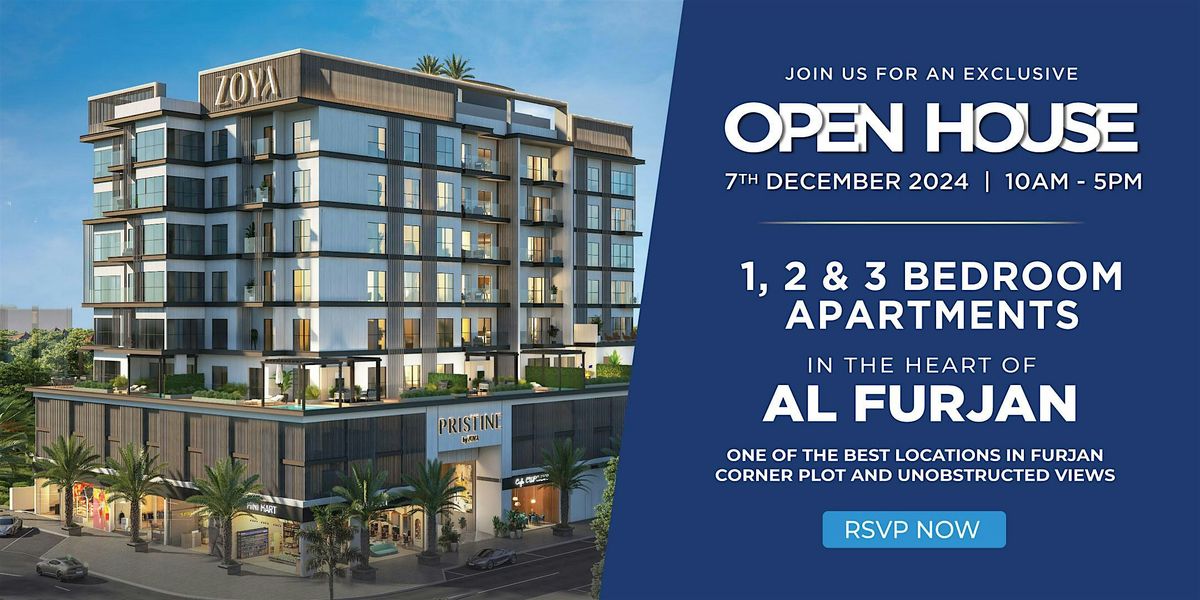 Exclusive Open House for 1-3 Bed Apartments at Al Furjan