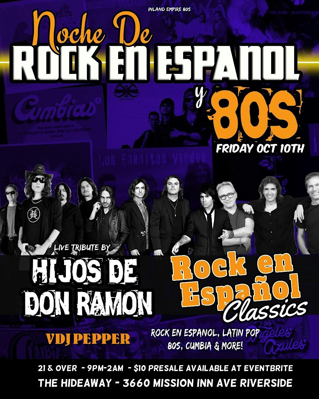 Live Rock en Espanol tribute in Riverside!