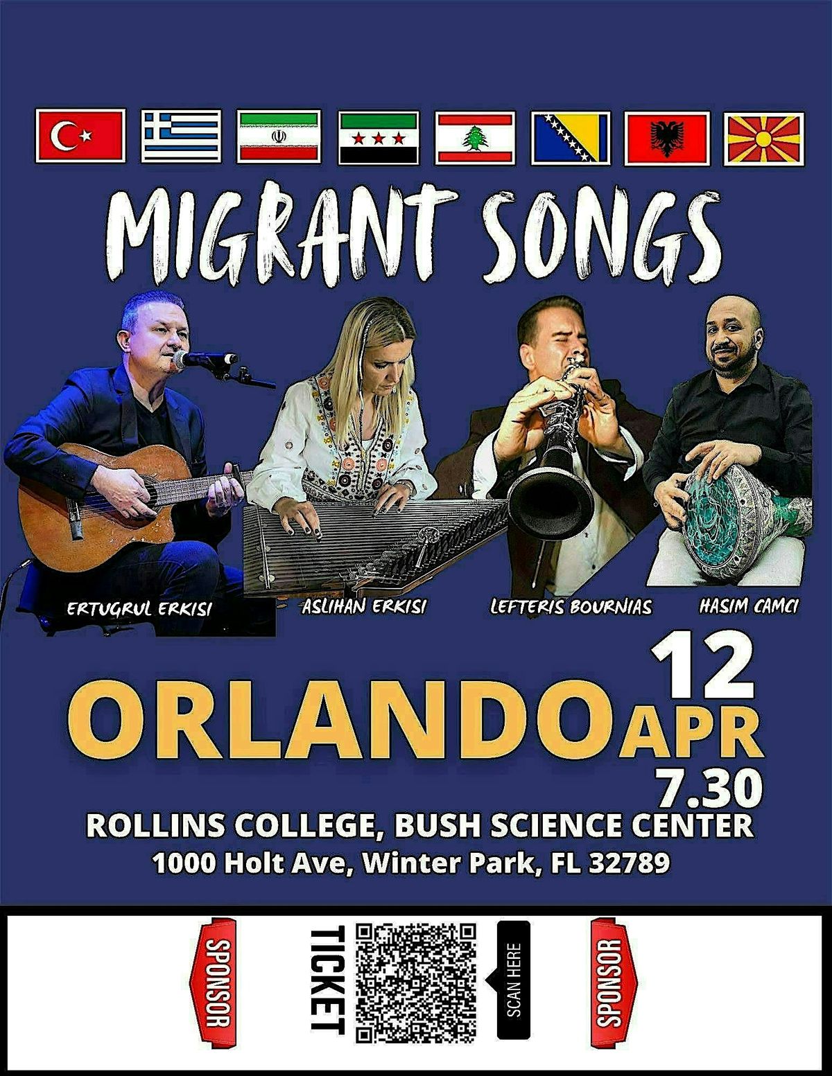 ORLANDO \/ Multicultural Traditional "Migrant Songs" Concert