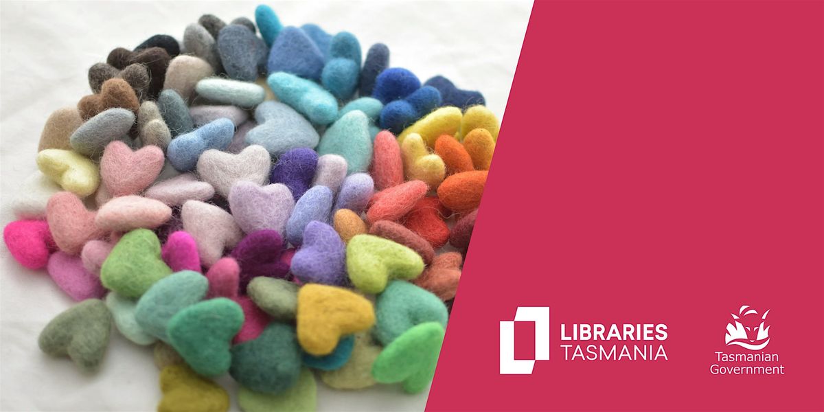 1000 hearts at Glenorchy Library