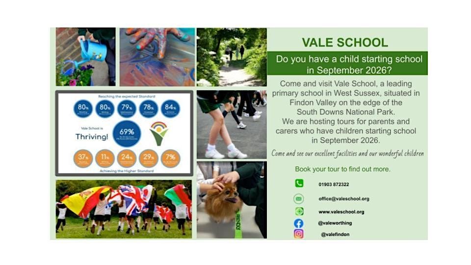 School Tours for Children Starting School in September 2026