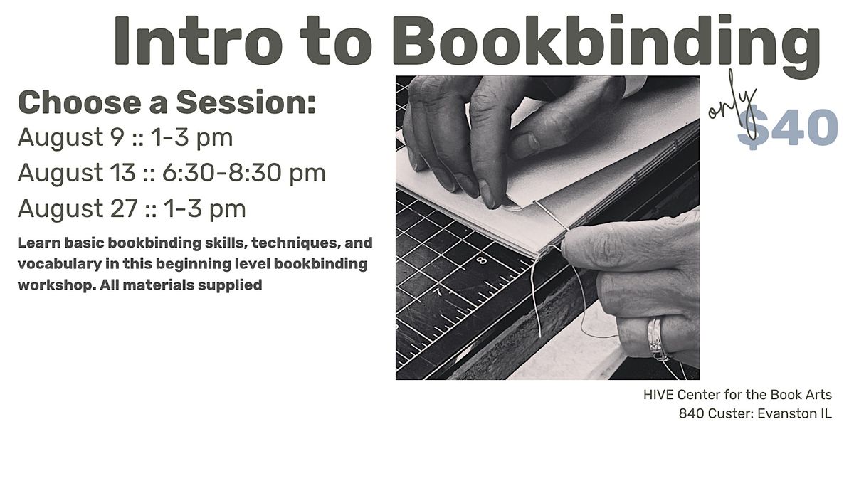 INTRO to Bookbinding