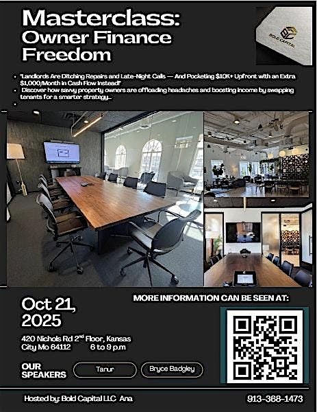 Masterclass: Owner Finance Freedom