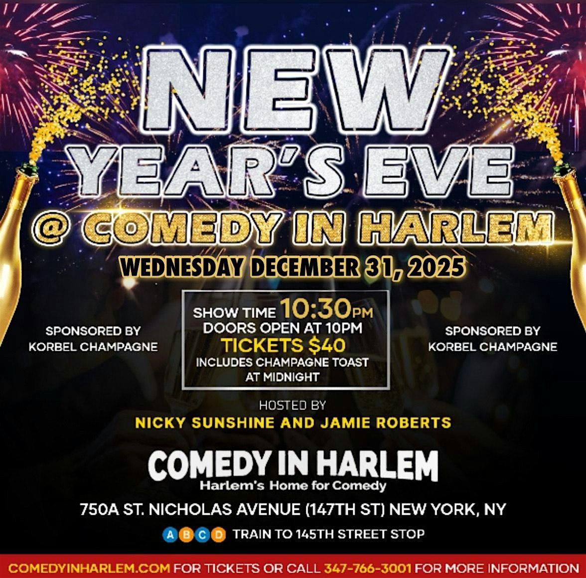 New Year's Eve at Comedy In Harlem
