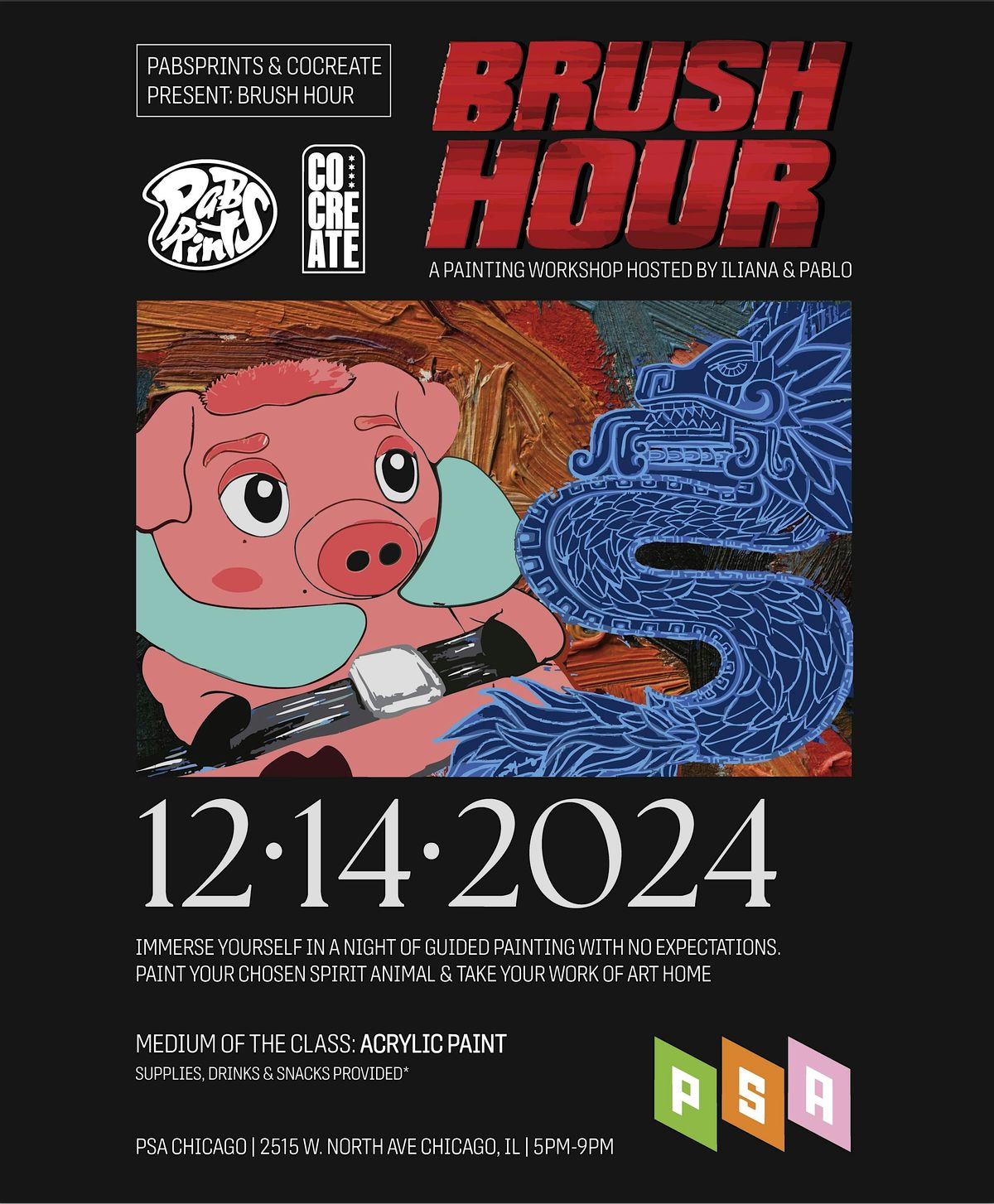 Pabs Prints x CoCreate: Brush Hour Workshop