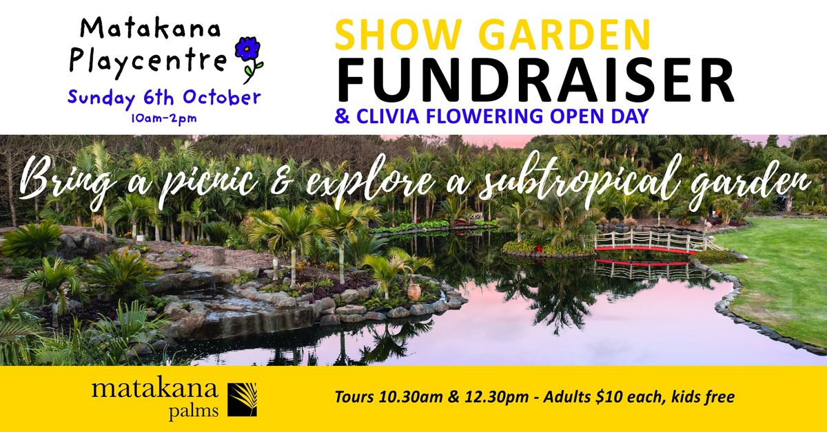 Show Garden Fundraiser & Clivia Flowering Open Day at Matakana Palms