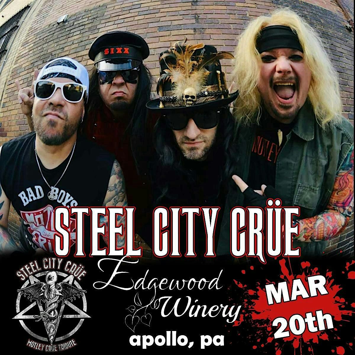 Steel City crue at Edgewood Winery