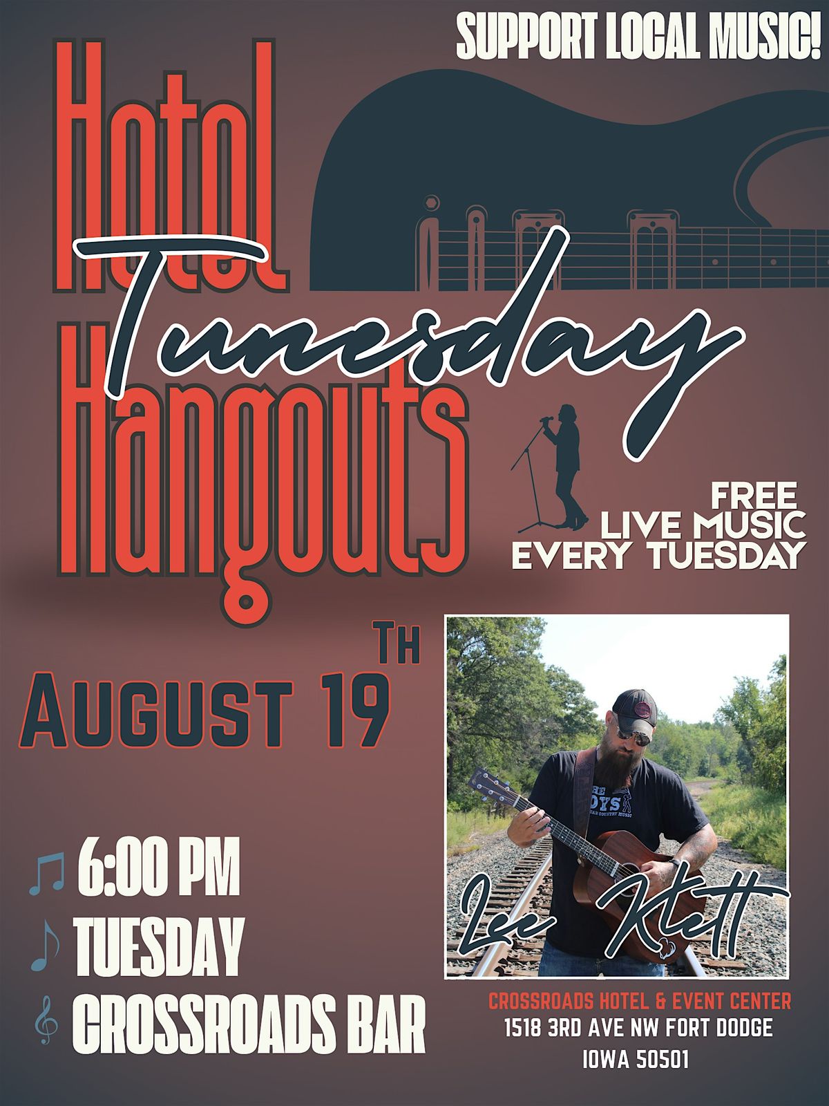 TUNESday Hotel Hangout with Lee Klett