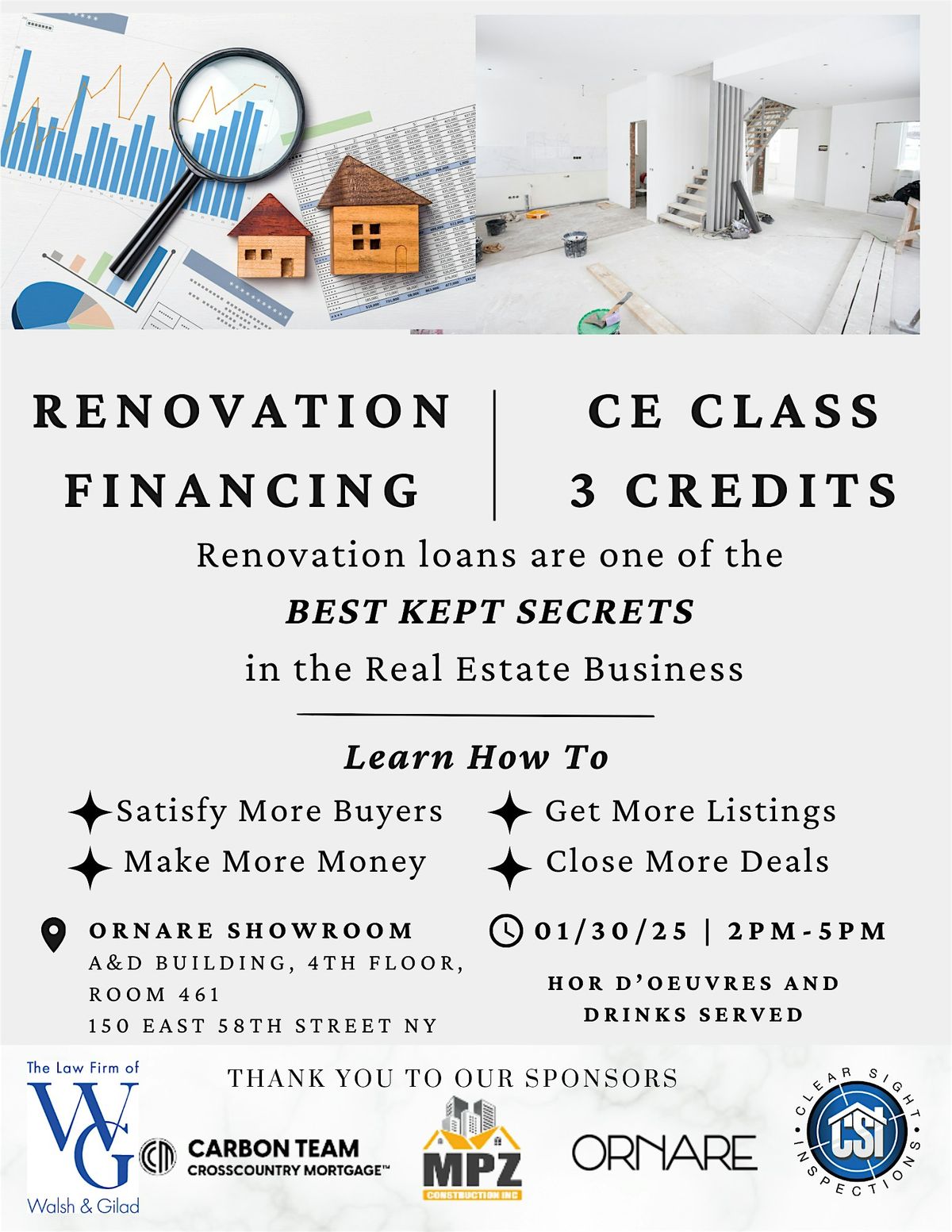 Renovation Financing  - FREE CE Class