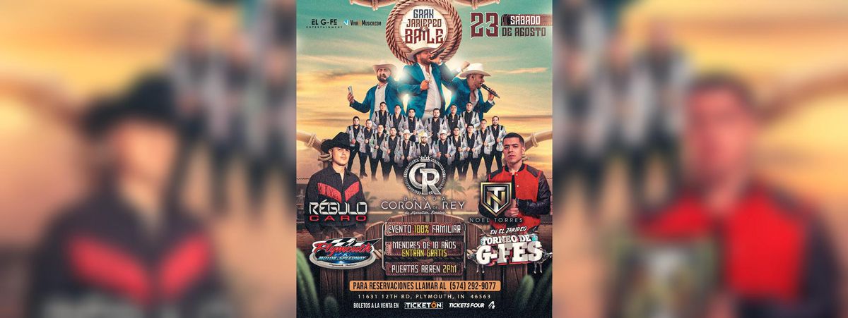 BANDA CORONA DEL REY, REGULO CARO Y MAS in Plymouth