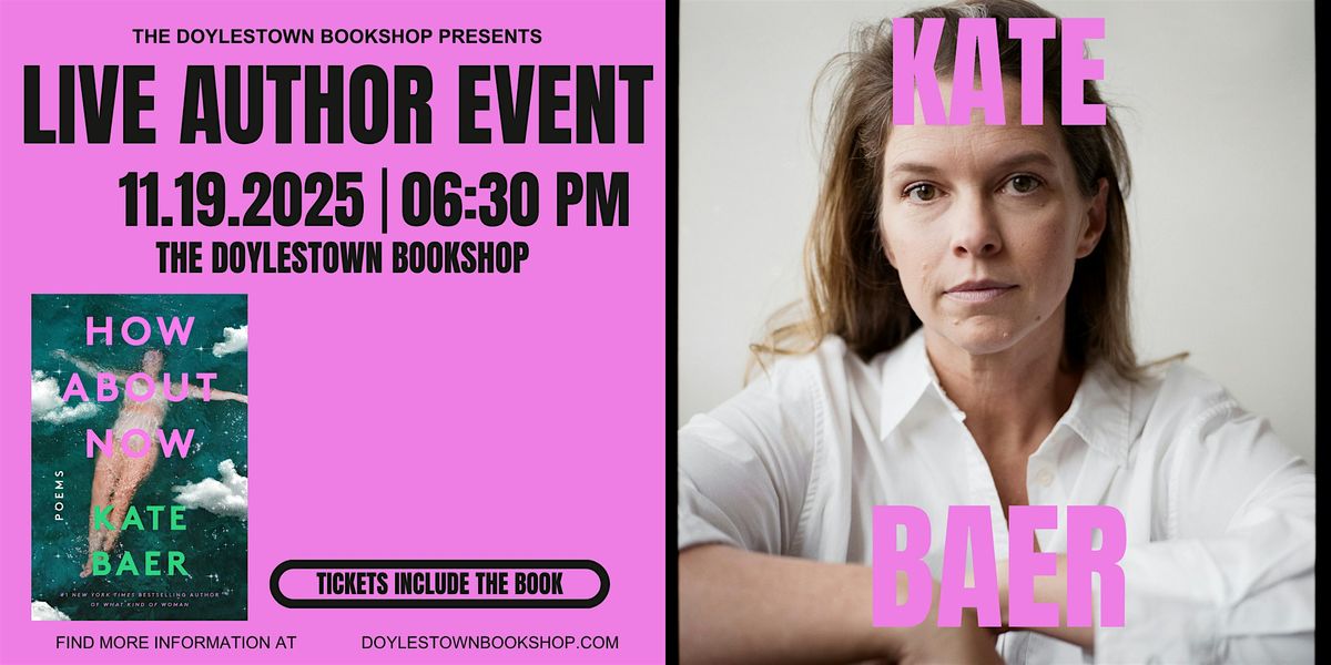 An Evening with Kate Baer