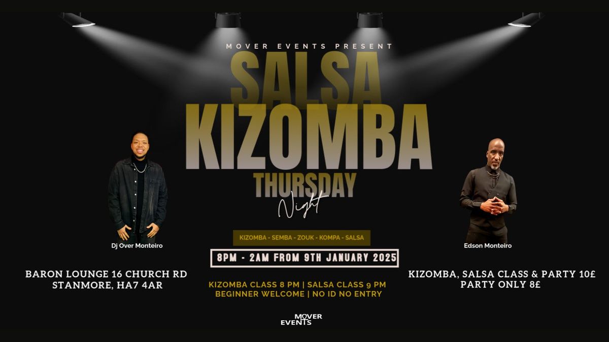 Kizomba &amp; Salsa Thursday Night in London