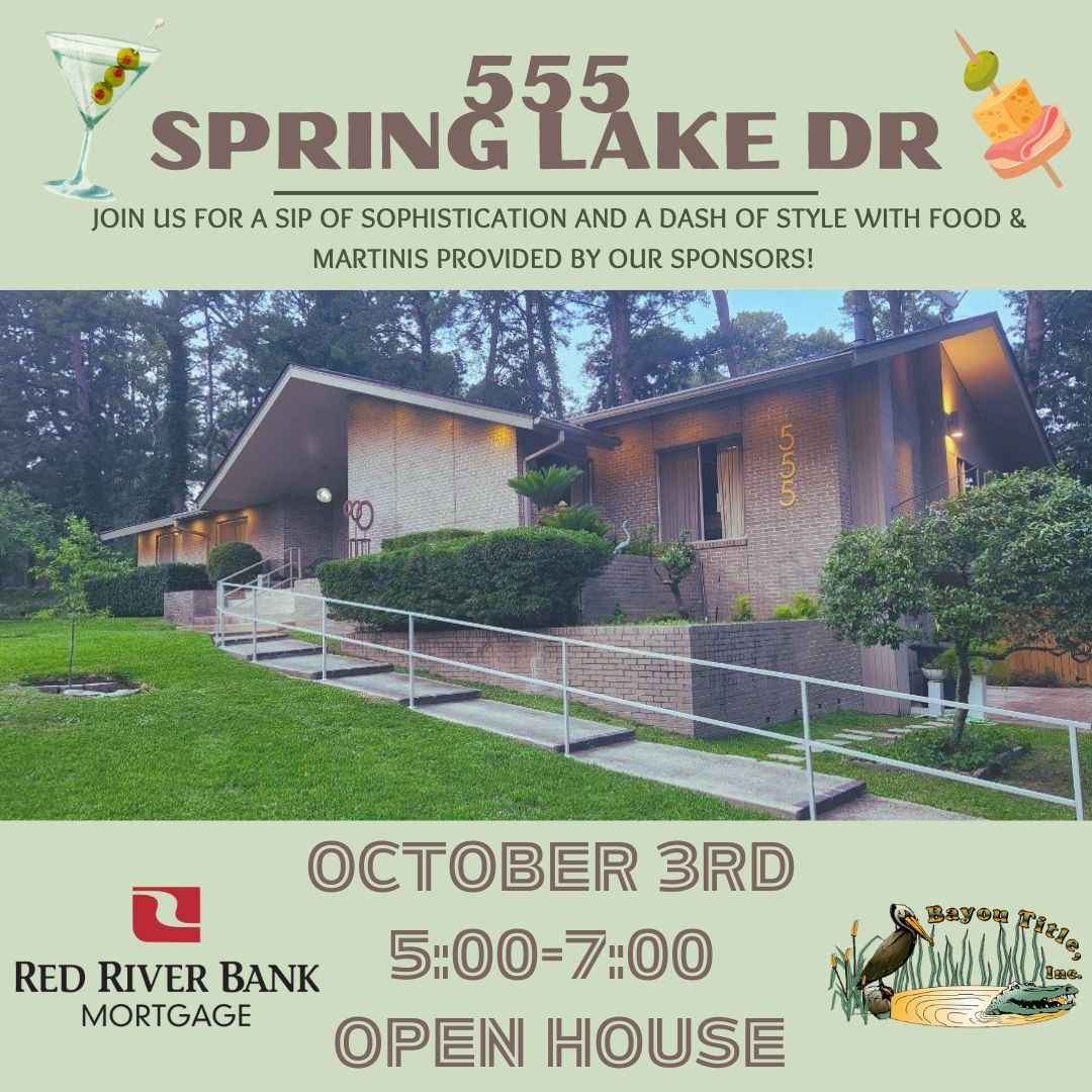 555 Spring Lake Dr. ~ Open House 