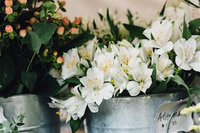 Winter Flower Bouquet Workshop at Crook Hall Gardens