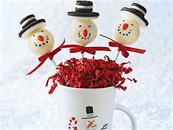 Create Your Own Snowman Cakepops!