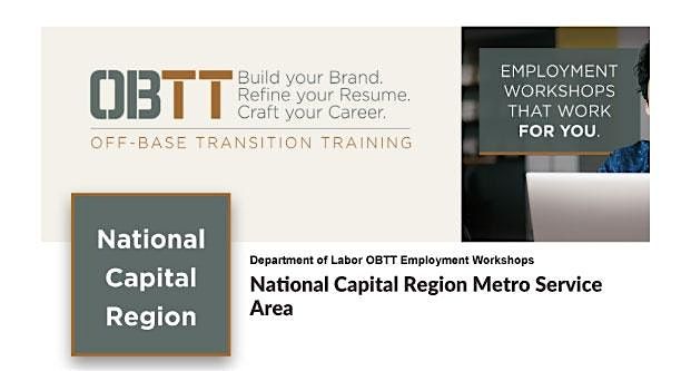 DC JVSG Team Presents: DOL OBTT Employment Readiness Workshops