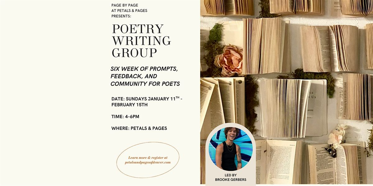 Poetry Writing Group - Page by Page