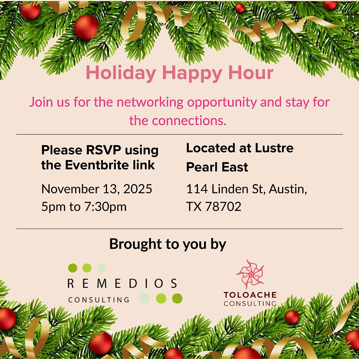 Holiday Happy Hour 2025