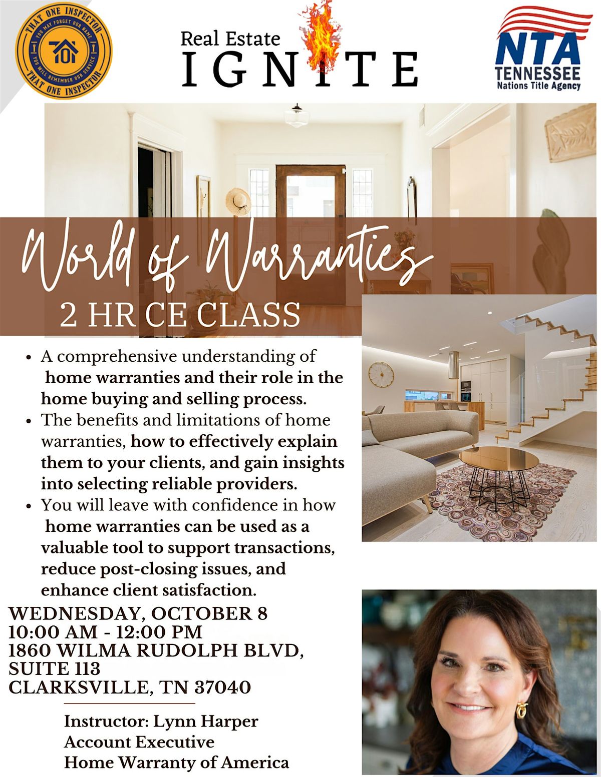 World of Warranties - 2 HR CE Class Provided by Real Estate IGNITE