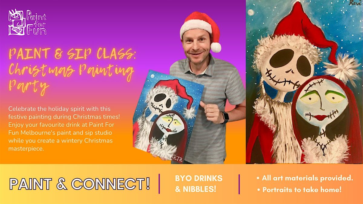 Paint  And Sip Class: Christmas Painting Party