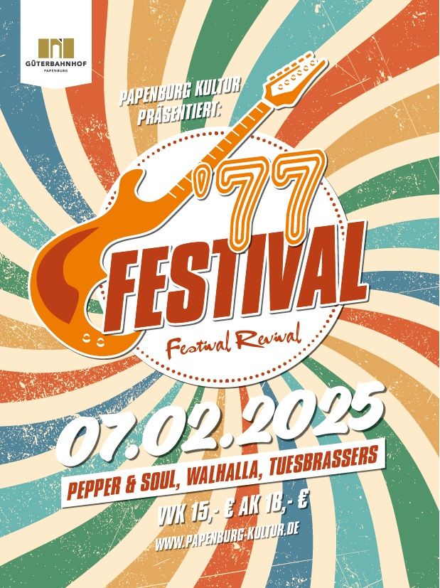 77' Festival mit Walhalla, The Tuesbrassers, Pepper&Soul