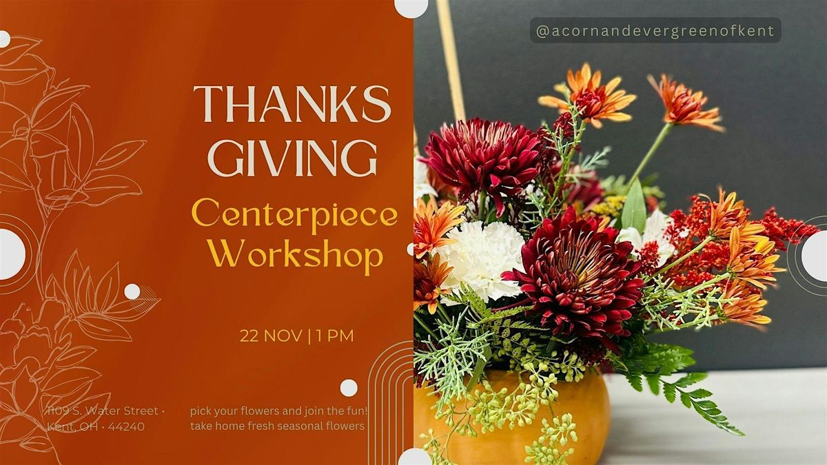 Thanksgiving Centerpiece: DIY Flower Decor