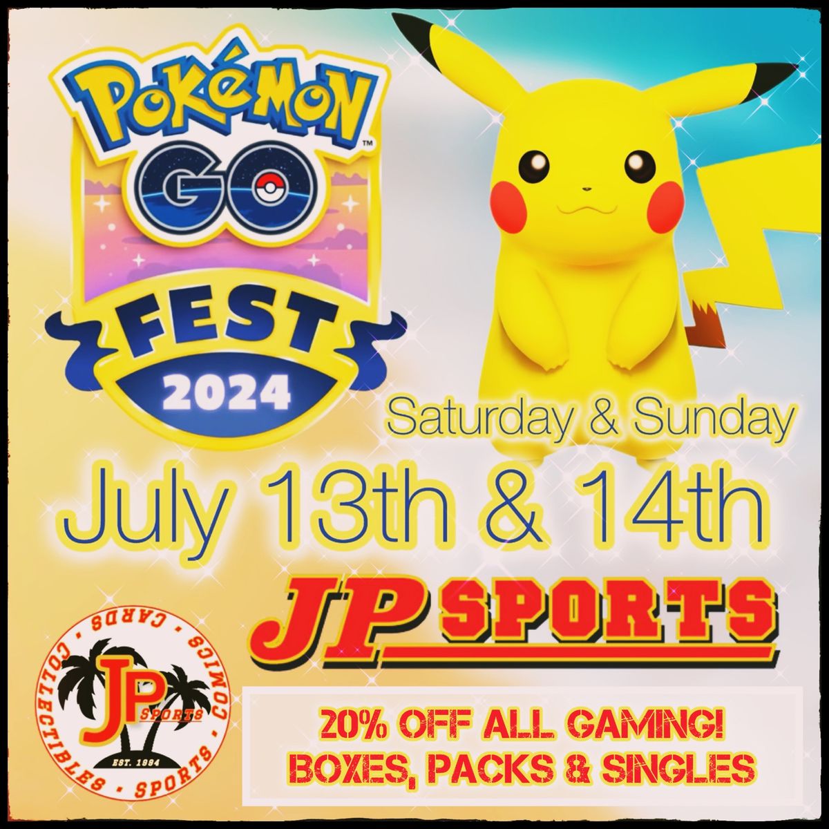 JP Sports Pok\u00e9mon GO Fest 2024