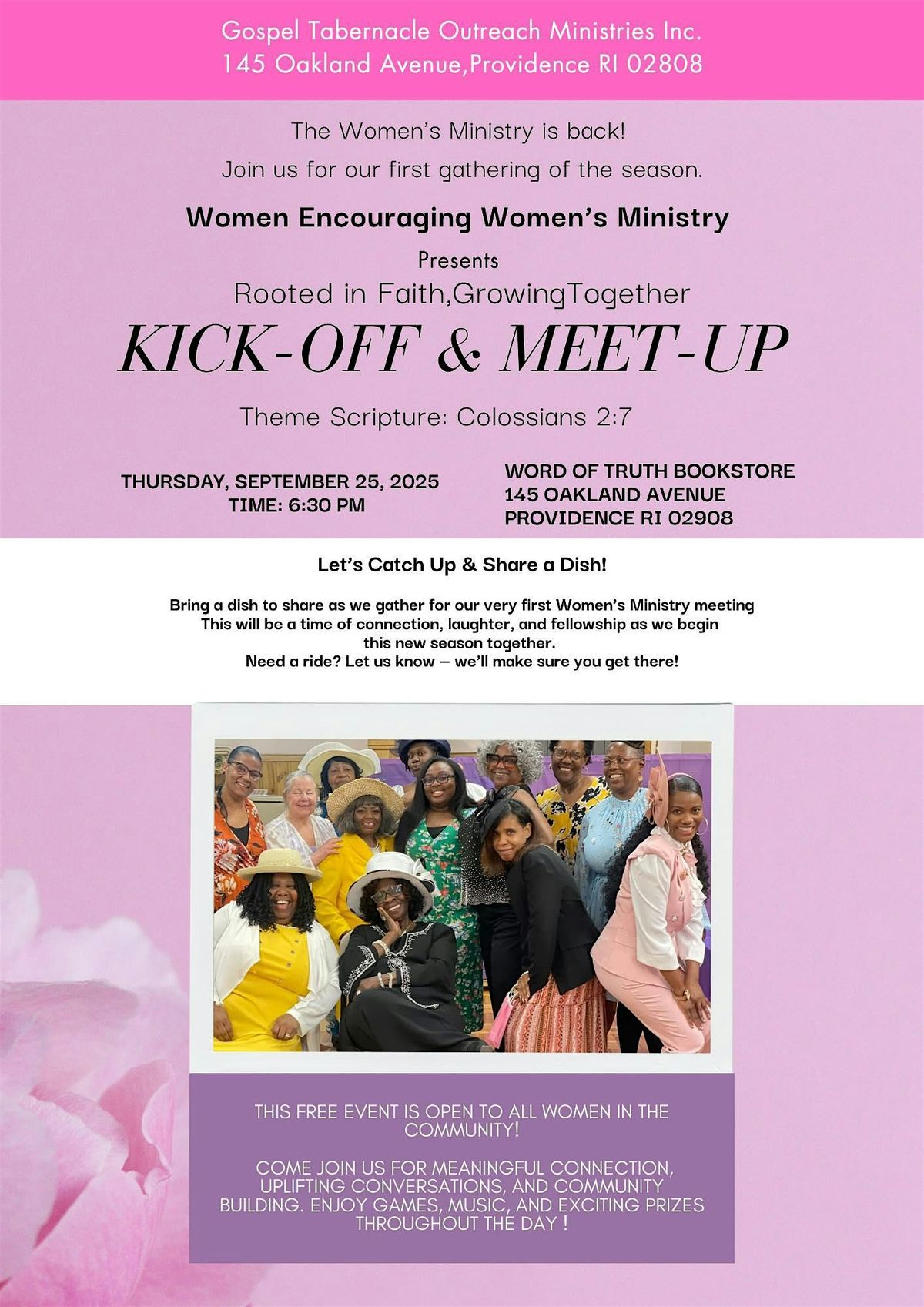 Women Encouraging Women Kick off and Meet Up