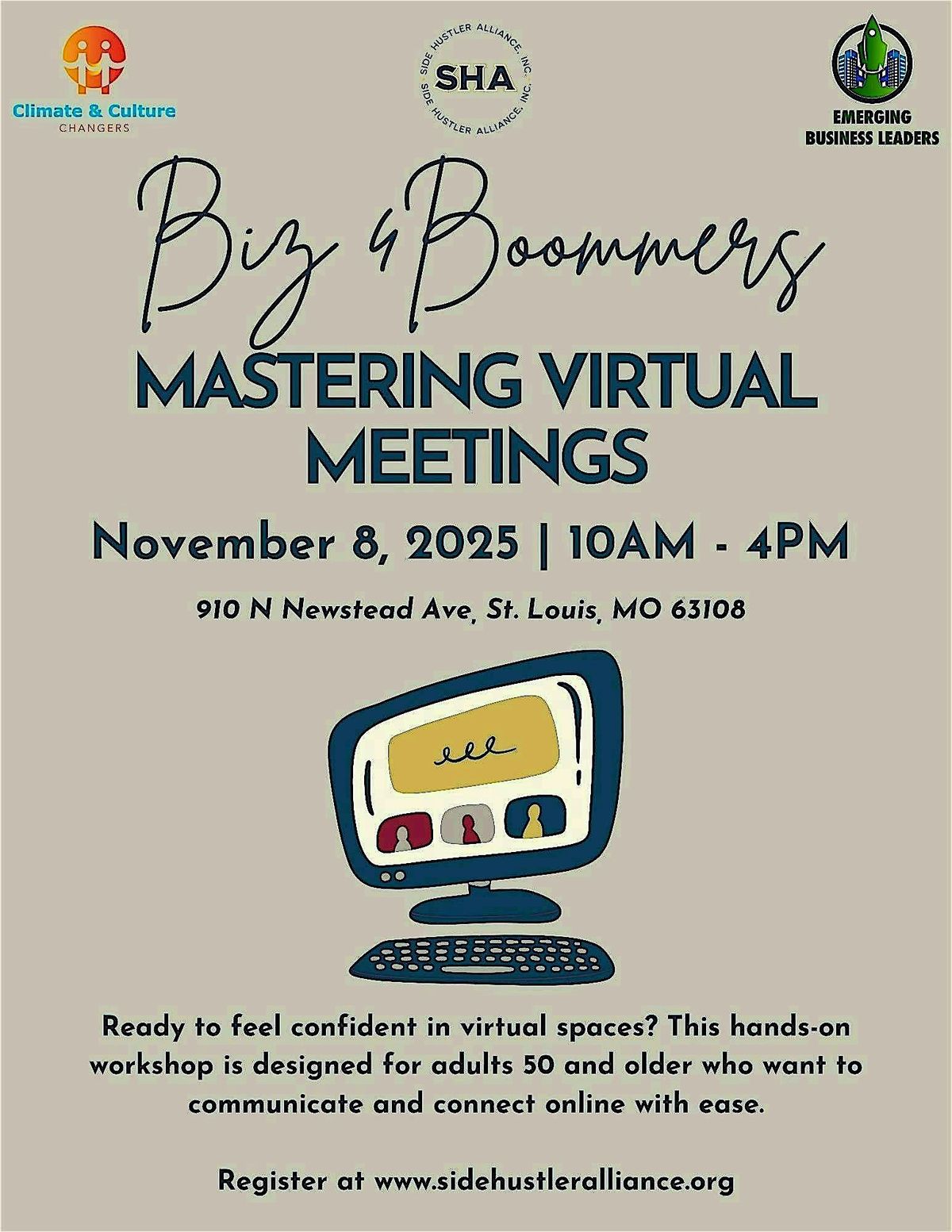 Biz 4 Boomers Workshop: Mastering Virtual Meetings