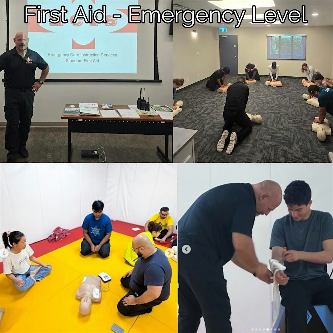 First Aid \/ CPR \/ AED - Emergency Level