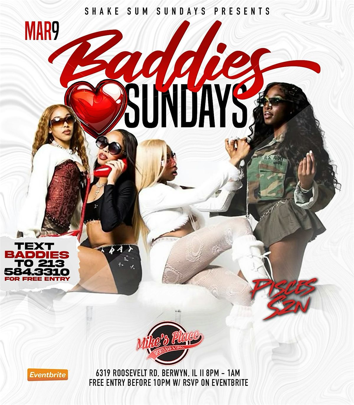 Shake Sum Sundays Presents: Baddies Love Sundays