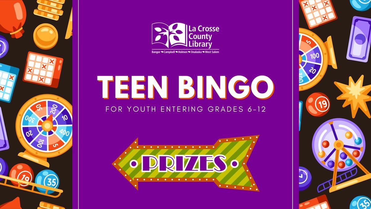 Teen Bingo - West Salem Library