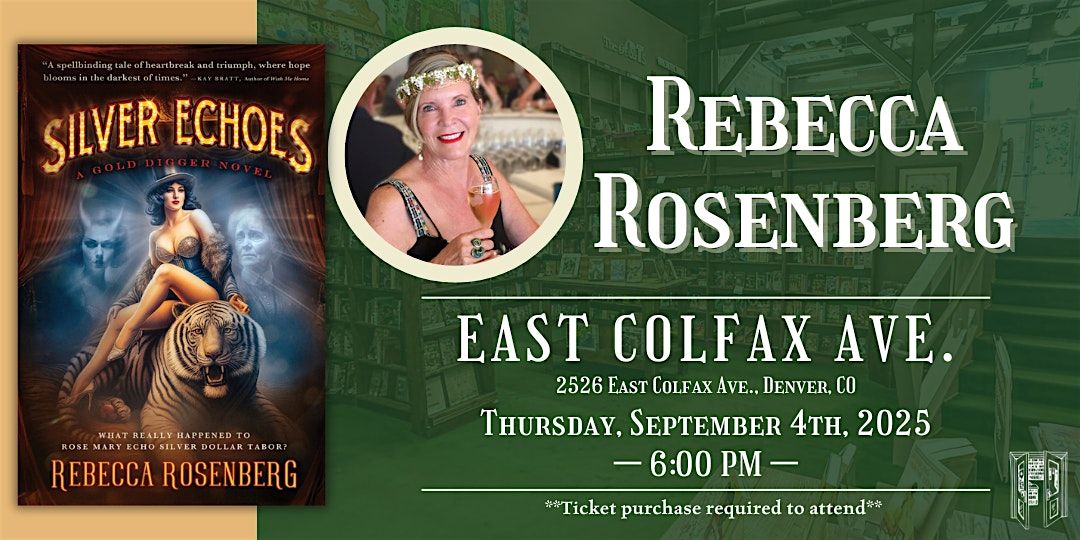Rebecca Rosenberg Live at Tattered Cover Colfax
