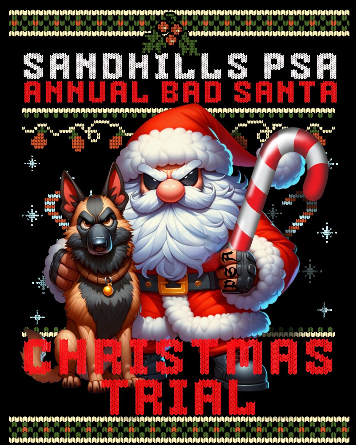 Sandhills PSA- Annual Bad Santa Christmas Trial 2024