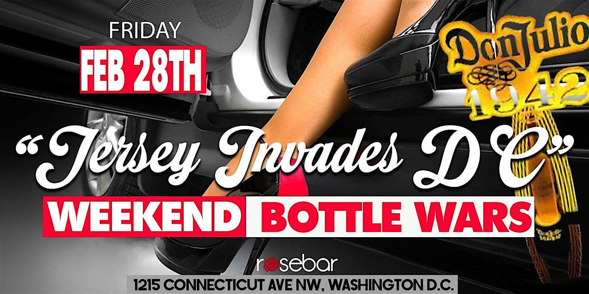 JERSEY INVADES DC WEEKEND @ ROSEBAR LOUNGE