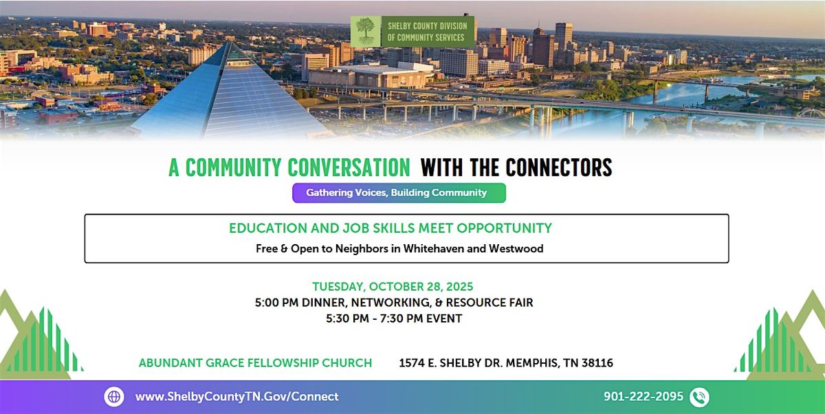 A COMMUNITY CONVESATION WITH THE CONNEECTORS