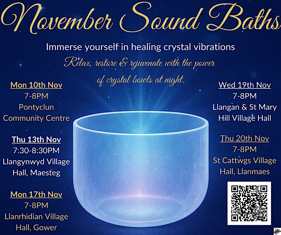 November Sound Baths - Llangan