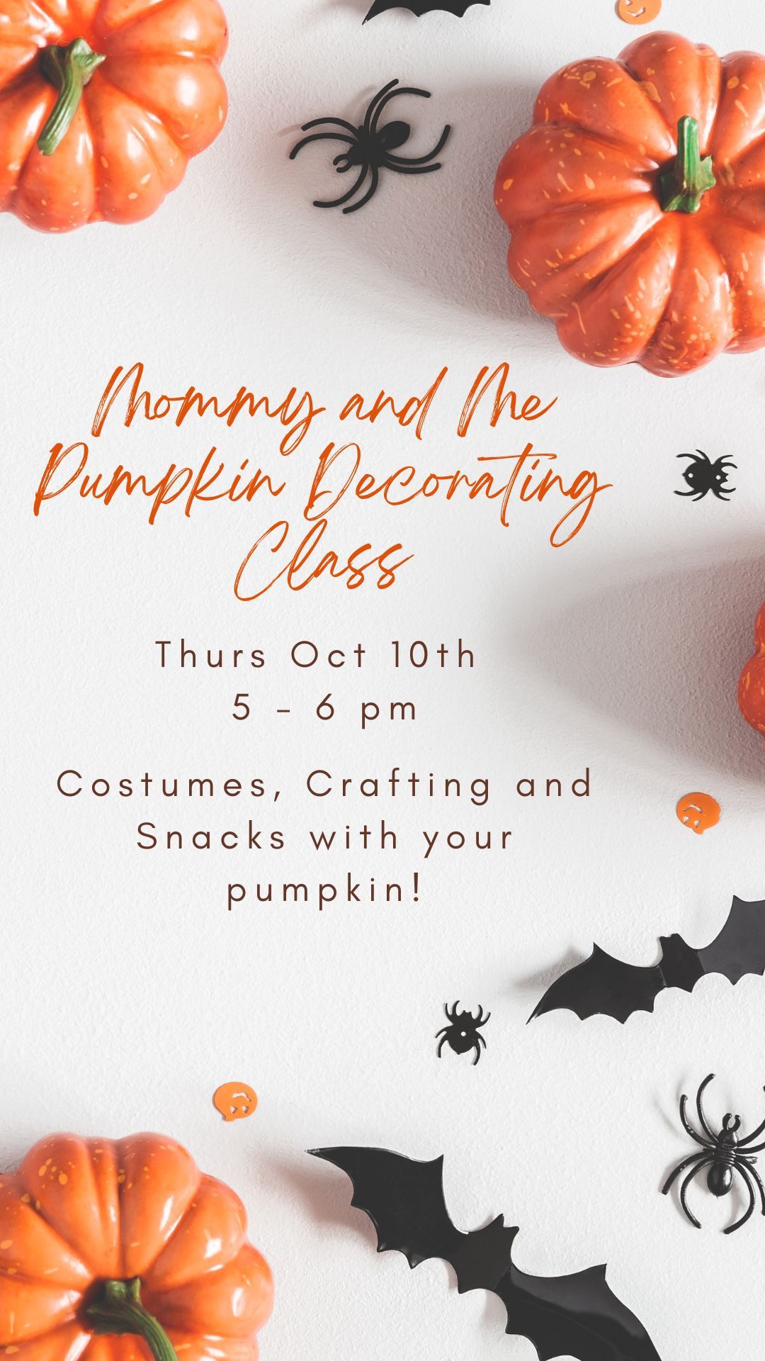 Mommy & Me Pumpkin Decorating Class