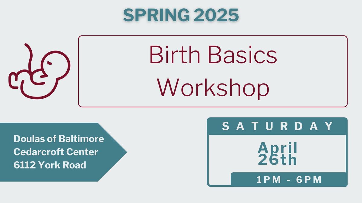 Birth Basics Workshop - Spring Session